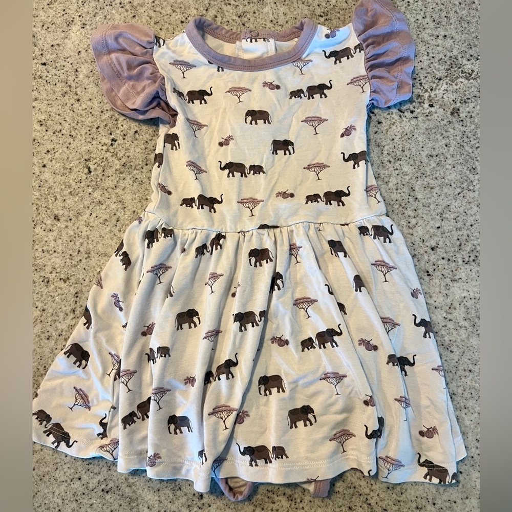 Bubble baby bamboo twirl dress toddler girl 18-24 months